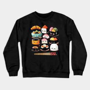 Japanese Food Sushi Anime Crewneck Sweatshirt